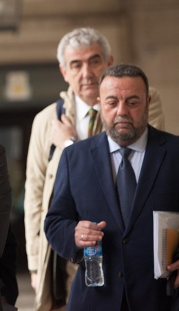 Jesús María Rodríguez Román, a su llegada al juicio de los ERE