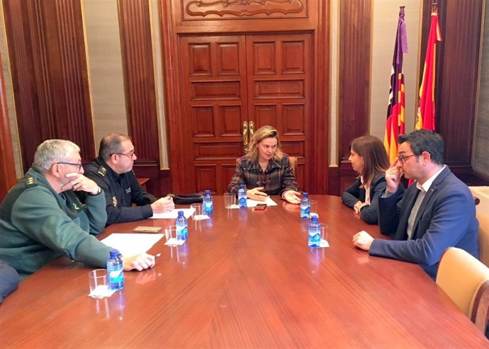 Maria Salom reunido con la alcaldesa de Manacor