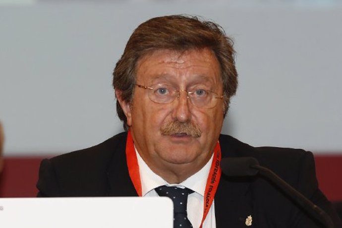 Juan Luis Larrea, presidente de la RFEF