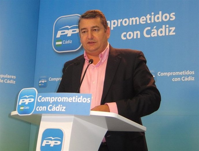 Antonio Sanz, presidente del PP de Cádiz