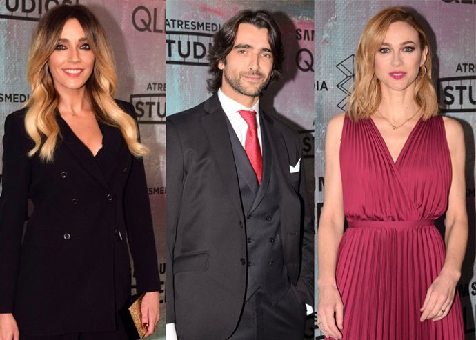 Anna Simón, Aitor Luna y Marta Hazas