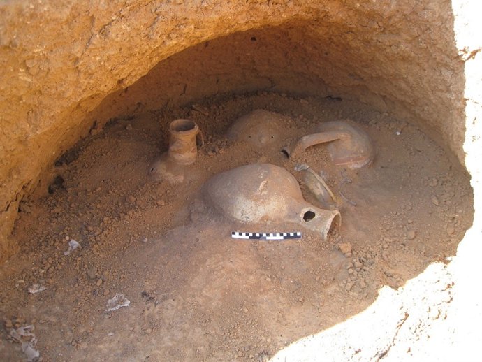 Imágenes de las excavaciones del yacimiento de la Casa Fontes