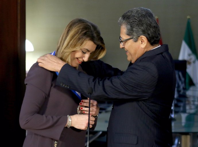 Concesión del Premio a la Solidaridad de El Salvador a Susana Díaz