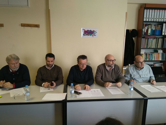 Representantes de ANPE, FECCOO-Exterior, CSIF-Exterior, FeSP-UGT y STEs-i