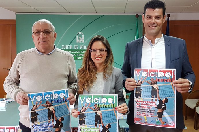 Presentan el Campeonato de Andalucía de Clubes de Voleibol. 