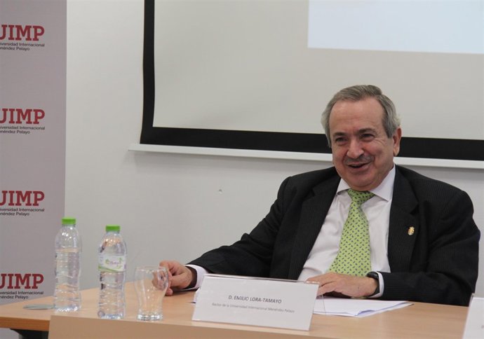El rector de la UIMP, Emilio Lora-Tamayo