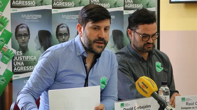 David Carbajales y Raúl Ceresuela (Satse)