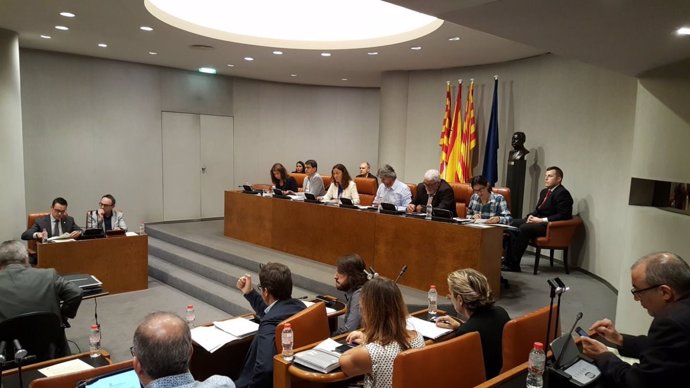 Foto de archivo del pleno de la Diputación de Barcelona