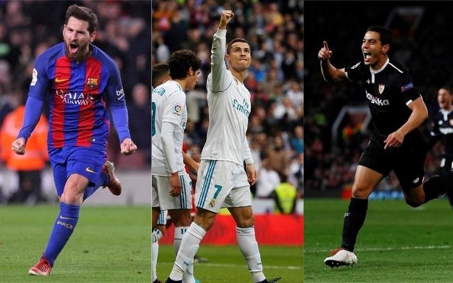 Messi, Cristiano y Ben Yedder
