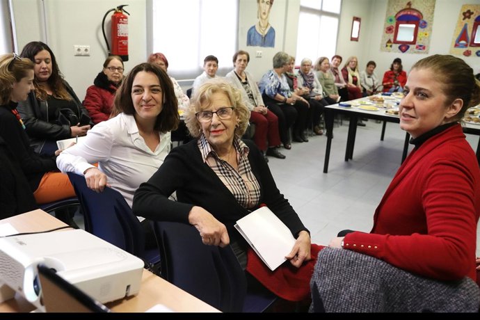 Celia Mayer, Manuela Carmena y Esther Gómez