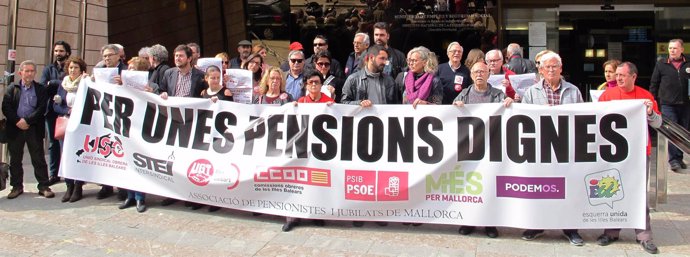 Sindicatos reclaman unas pensiones dignas
