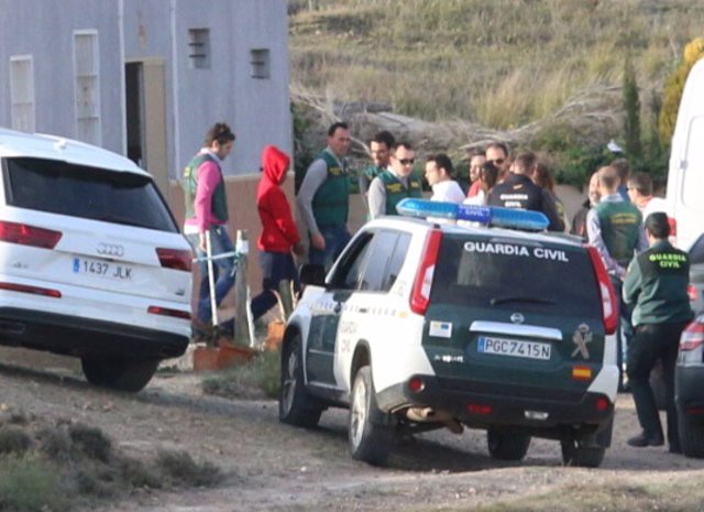 La Guardia Civil traslada a Ana Julia a la finca del valle de Rodalquilar