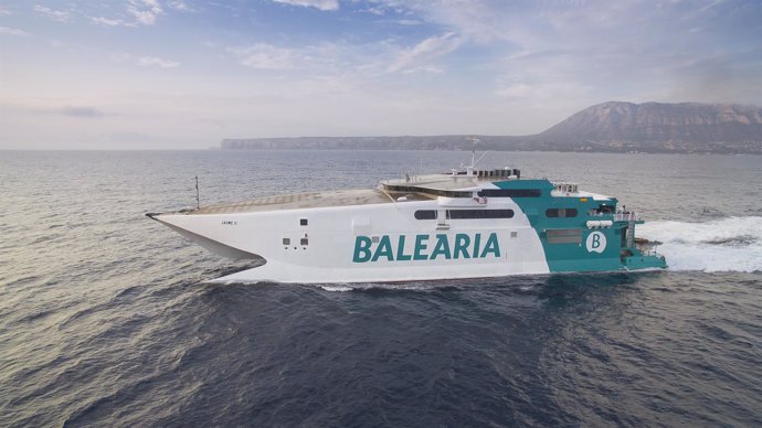 Baleària retoma la alta velocidad de Dénia-Eivissa-Palma