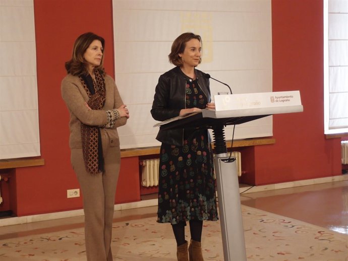 Gamarra y San Martín, en la rueda de prensa 