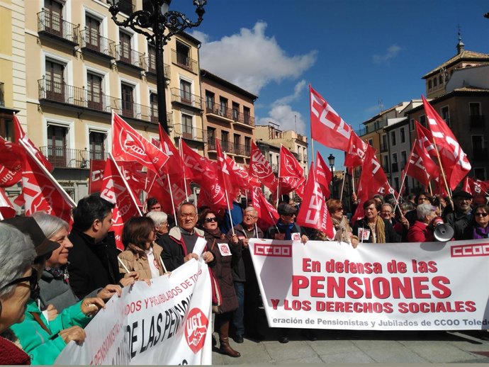 Pensionistas en Toledo