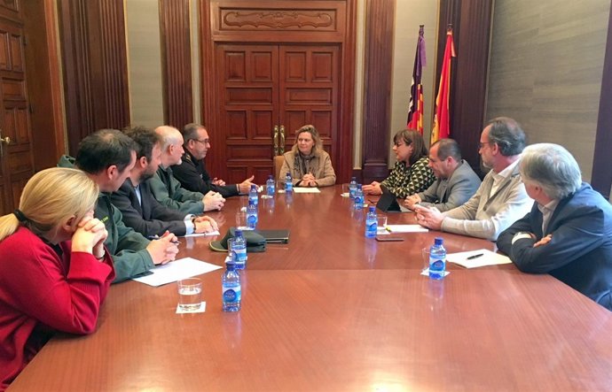 Reunión entre Delegación del Gobierno en Baleares y Vicepresidencia