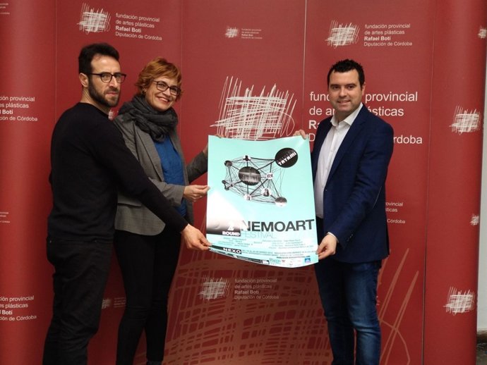 Ruz, entre Mármol (dcha.) y Blanco, presenta Nemo Art Festival