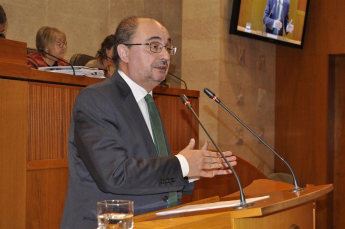 El presidente del Gobierno de Aragón, Javier Lambán.