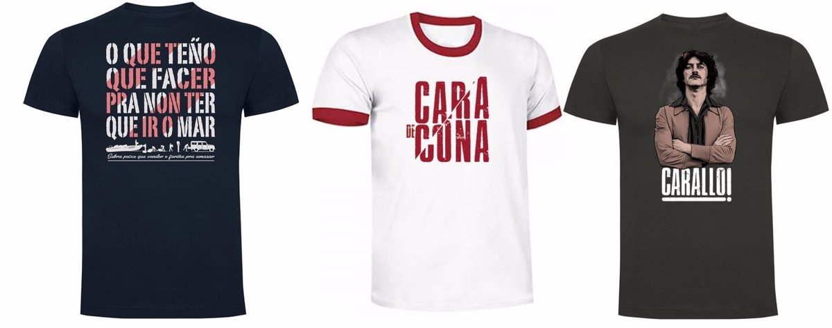 la licenciatura extraño Escupir Fariña se pone de moda: Así son las geniales camisetas de la serie de  Antena 3