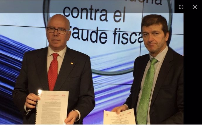 José María Iruarrizaga y Aitor Soloeta presentan el plan contra el fraude 2018