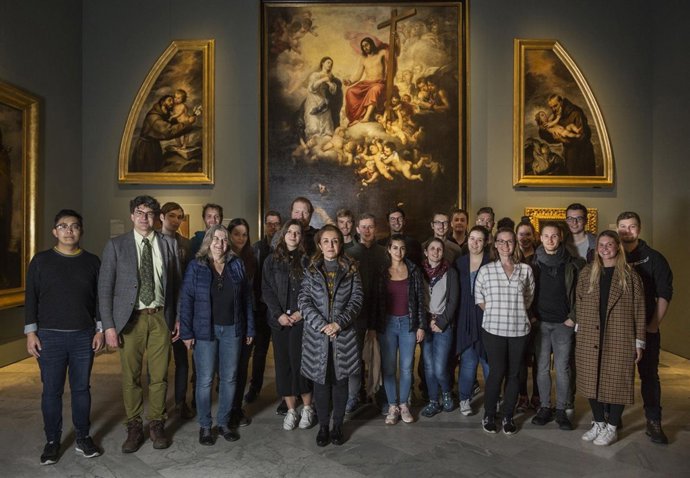 Visita de estudiantes internacionales por el Año Murillo