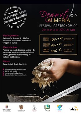 El Festival 'Degustho Almería 2018' incluye un concurso de jóvenes talentos.