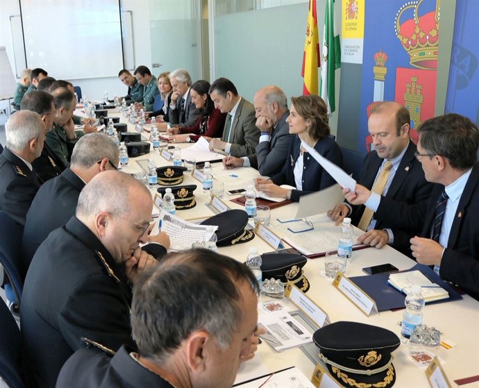 Reunión de trabajo para el dispositivo 'Rocío Seguro'. 