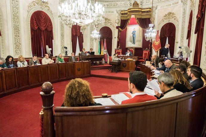 Pleno del Ayuntamiento de Cádiz