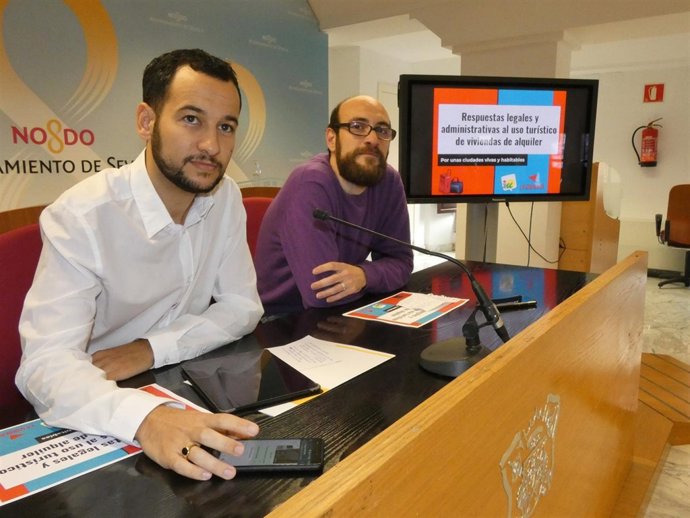 Daniel González Rojas y Raúl Febrer, en rueda de prensa
