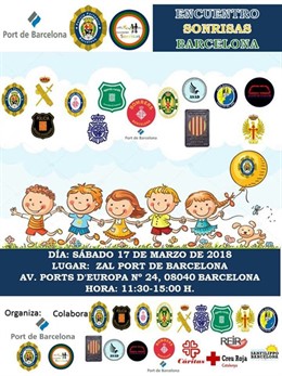 Acte de l'Associació Somriures amb el Port de Barcelona