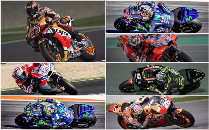 Candidatos al título de MotoGP en 2018