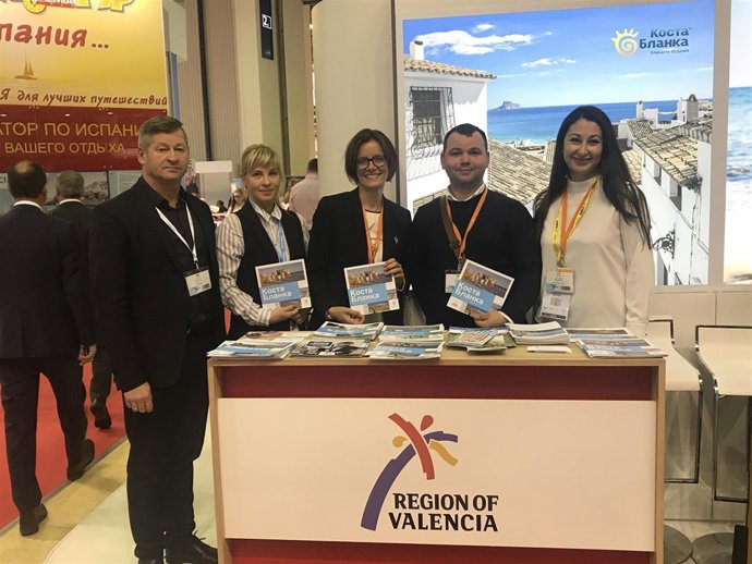 Stand de la Costa Blanca en la feria MITT de Moscú
