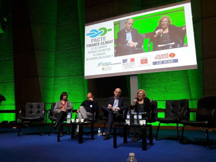 Carmena en el congreso de la UNESCO en París