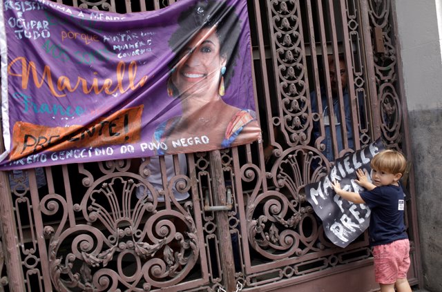 Homenaje a la concejal Marielle Franco