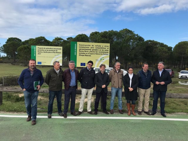 Presentación de obra para compatibilizar usos ganaderos y conservación en Doñana