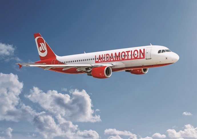 El primer avión de Laudamotion, la antigua Niki, recurso