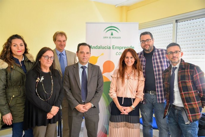 La delegada de Economía en Cádiz en un acto en la Línea