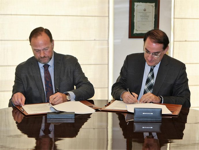 Los presidentes de Caja Rural del Sur y de Garántia