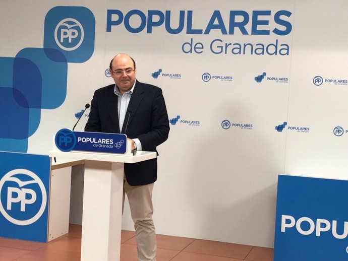 El presidente del PP de Granada, Sebastián Pérez