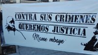 Manifestación de los manteros en Lavapiés bajo el grito de "Yo soy Mbade"