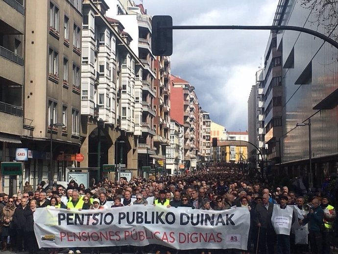 Manifestación de este sábado en Vitoria