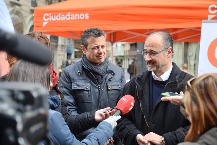 Palencia.- Fuentes atiende a los medios de comunicación hoy en Palencia