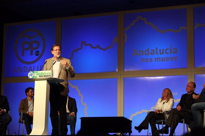 Mariano Rajoy interviene en un acto en Marbella (Málaga)
