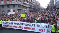 Una marea humana exige en Bilbao unas pensiones públicas "dignas"