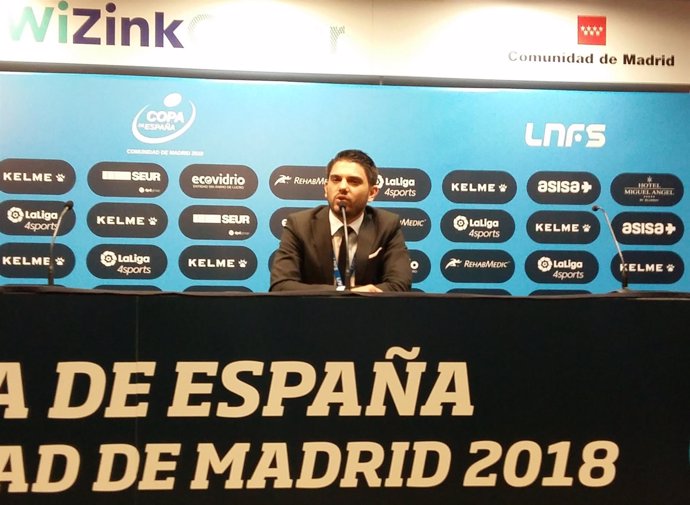 El segundo entrenador de Palma Futsal, Martín López
