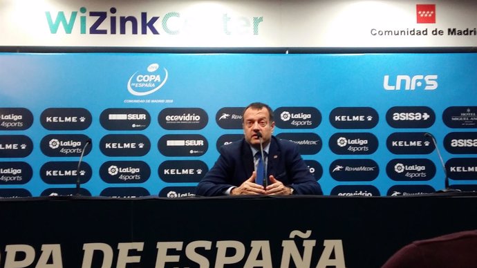 El entrenador de Movistar Inter, Jesús Velasco