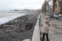 Daños "importantes" en paseos y playas de Almuñécar y La Herradura (Granada) por el temporal