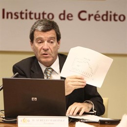 Aurelio Martínez es el presidente del Instituto de Crédito Oficial (ICO)