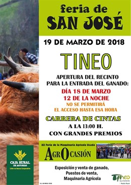 Cartel de la Feria de Tineo. 