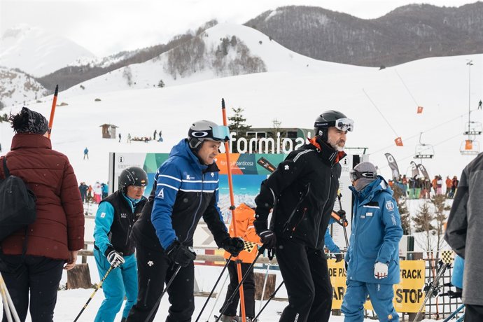 Felipe VI en Formigal.